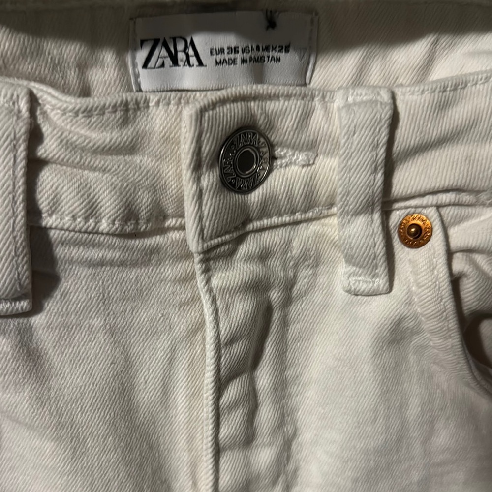 Zara Cream Women's Jeans